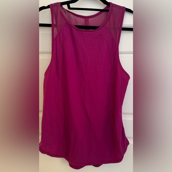LULULEMON- Sculpt Pink Tank With Back Cut-Out - Picture 1 of 3